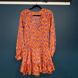 Orange and Purple skirt/romper